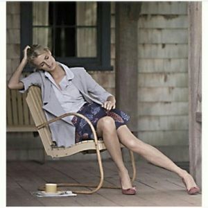 Anthro brand odille silk skirt - size 4, EUC